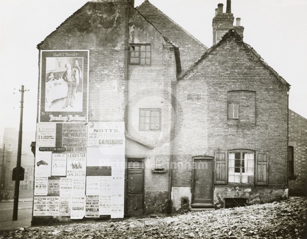 White Cow Yard, Lace Market, Nottingham, 1937