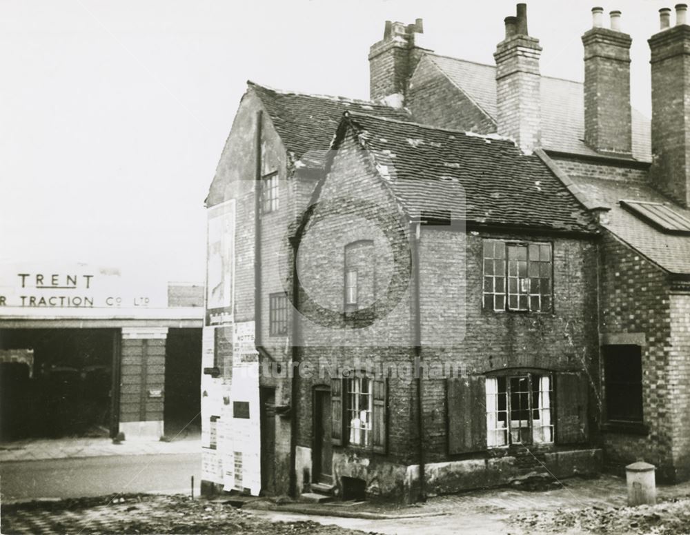 White Cow Yard, Lace Market, Nottingham, 1937