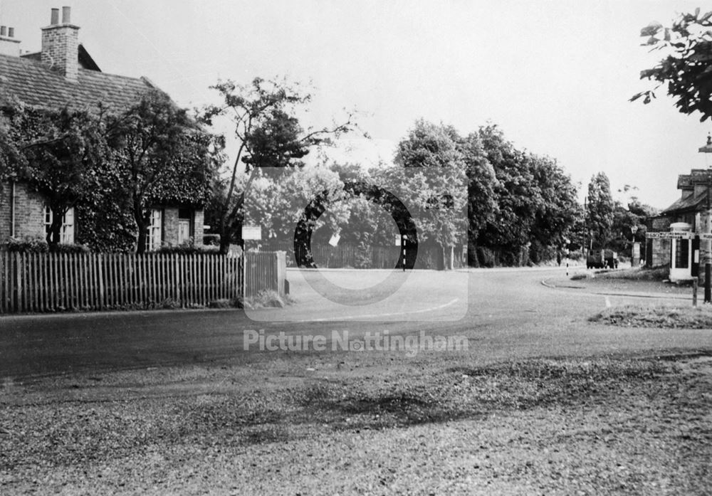 Wilford Corner, Wilford Lane and Main Street, Wilford, Nottingham, c 1952