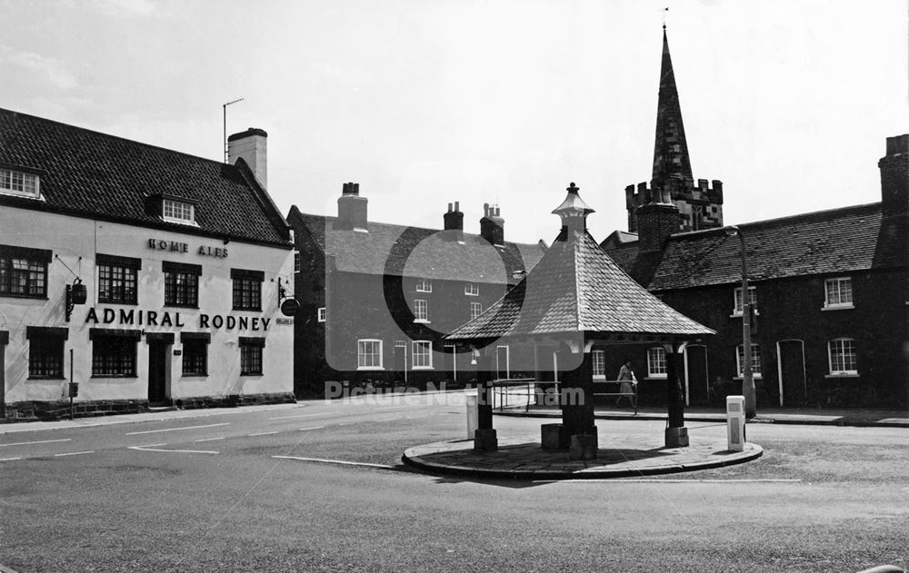 Wollaton Square, Wollaton, Nottingham, 1975