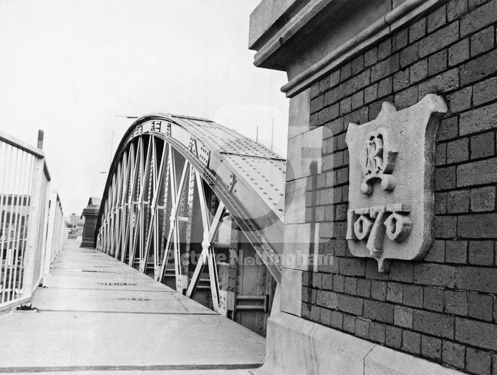 Lady Bay Bridge, Nottingham, 1980