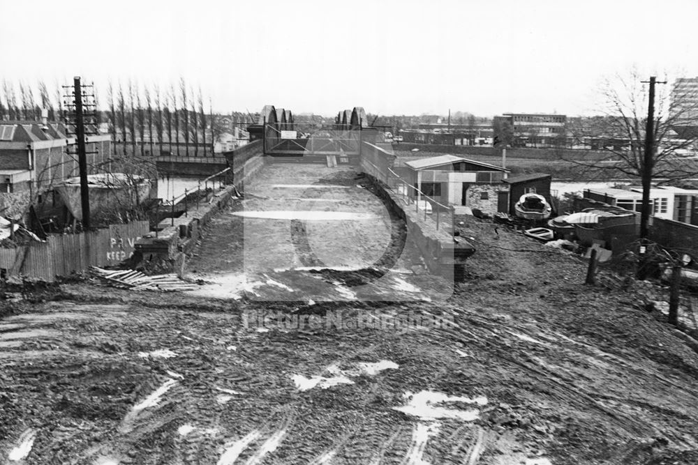 Lady Bay Bridge, Nottingham, 1978