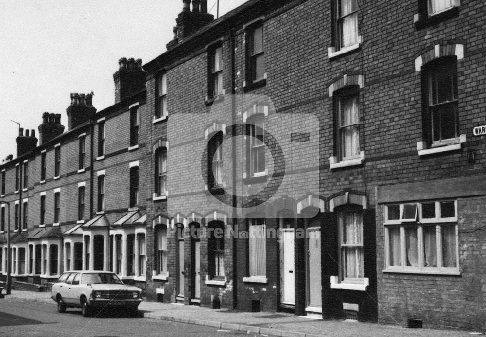 Warner Street, Radford, Nottingham, c 1970s 