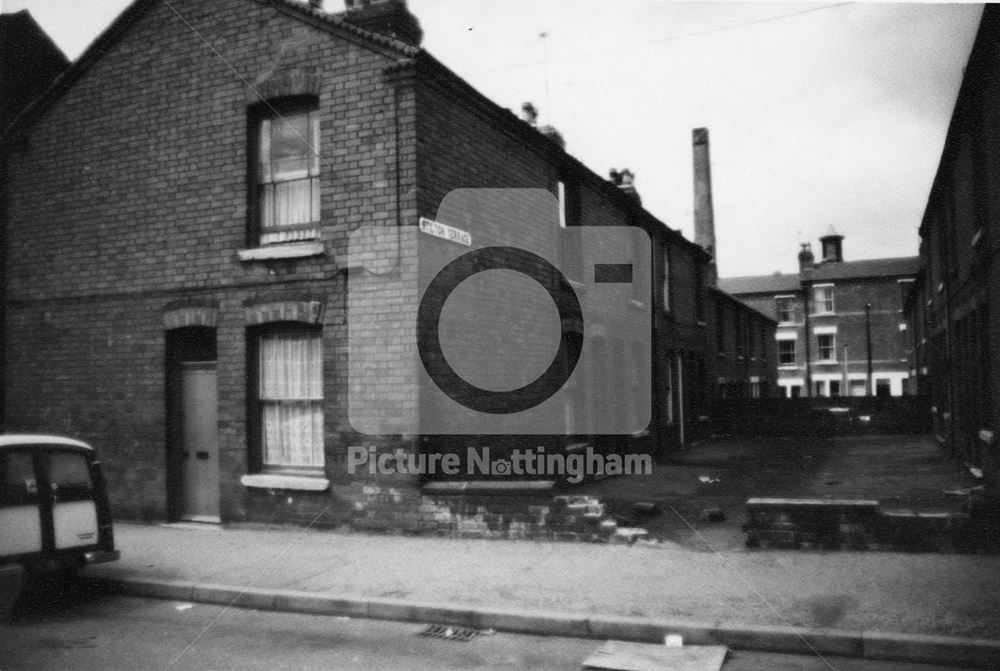 Stilton Terrace, Radford, Nottingham, c 1970s 