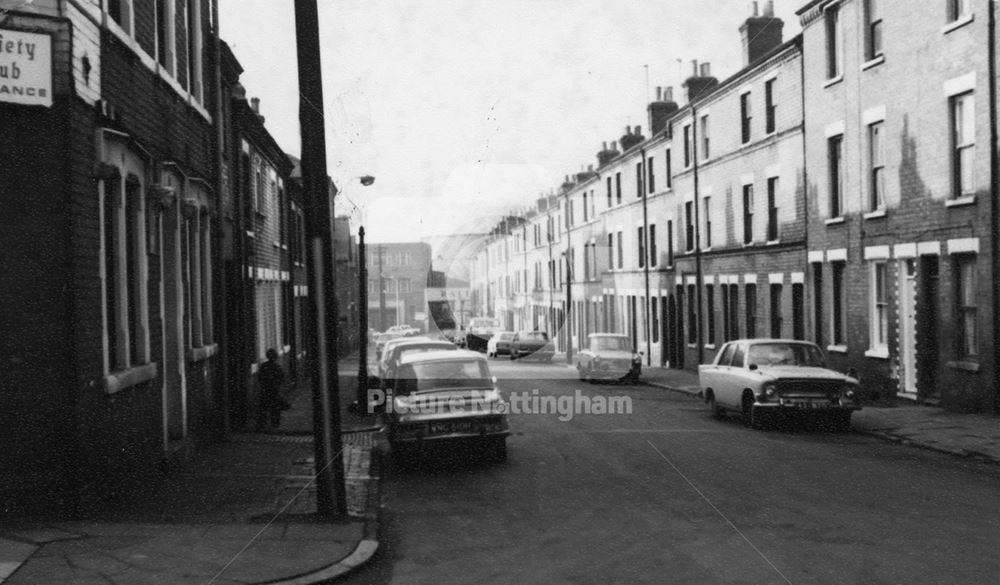 Salisbury Street, Radford, Nottingham, 1976