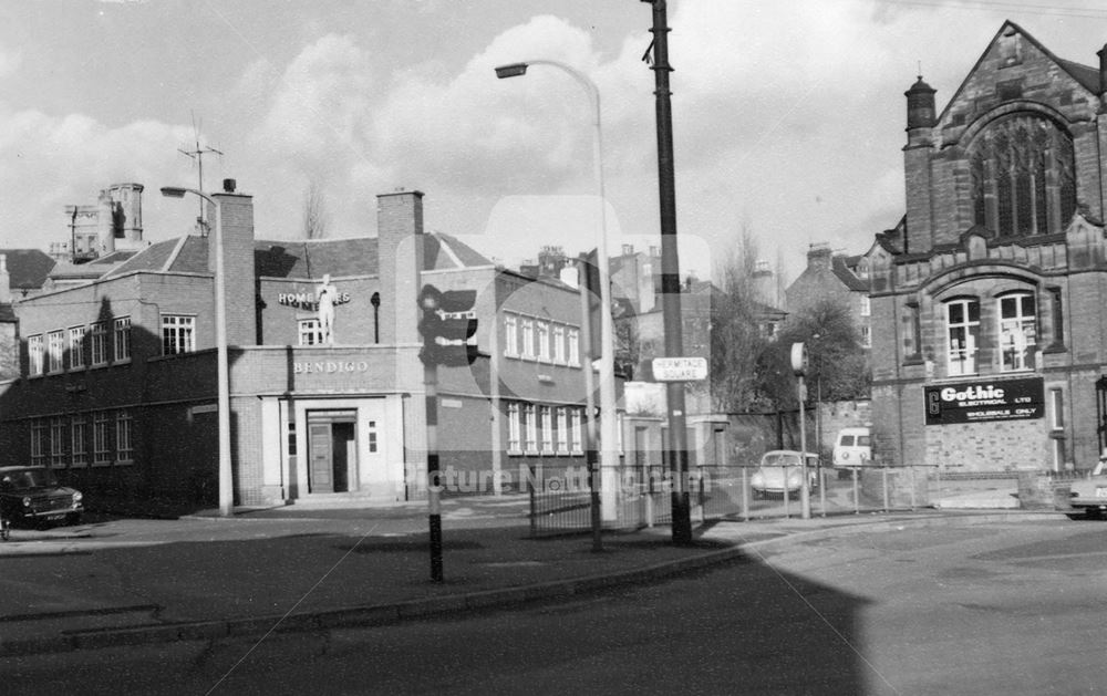 Hermitage Square, Sneinton, Nottingham, c 1960s