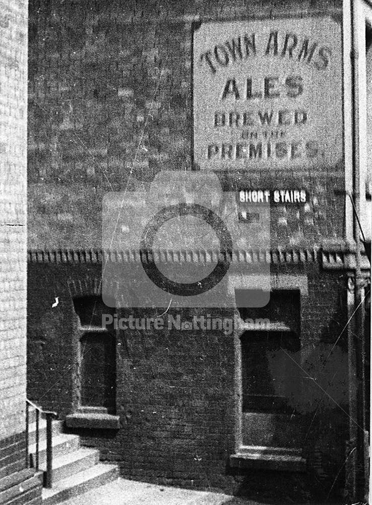 The Town Arms Public House, Lace Market, Nottingham, 1940