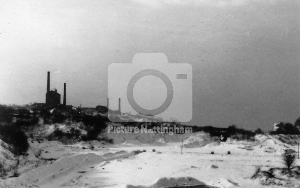 Mapperley Brickworks, Mapperley, Nottingham, 1955