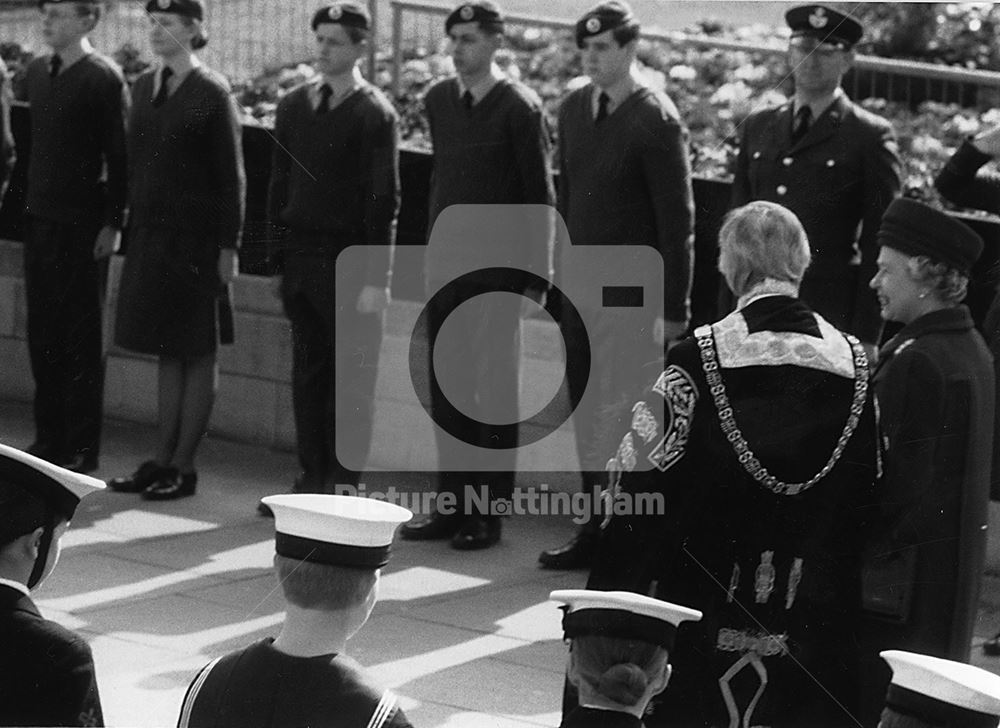 Royal Visit, Old Market Square, Nottingham, 1997