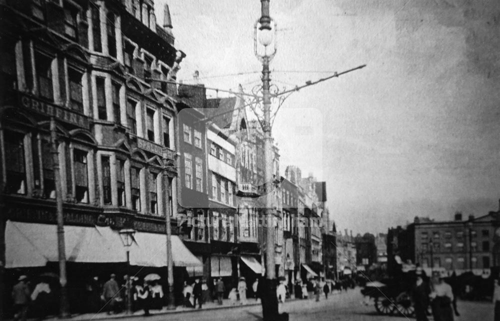 Long Row, Nottingham, c 1900