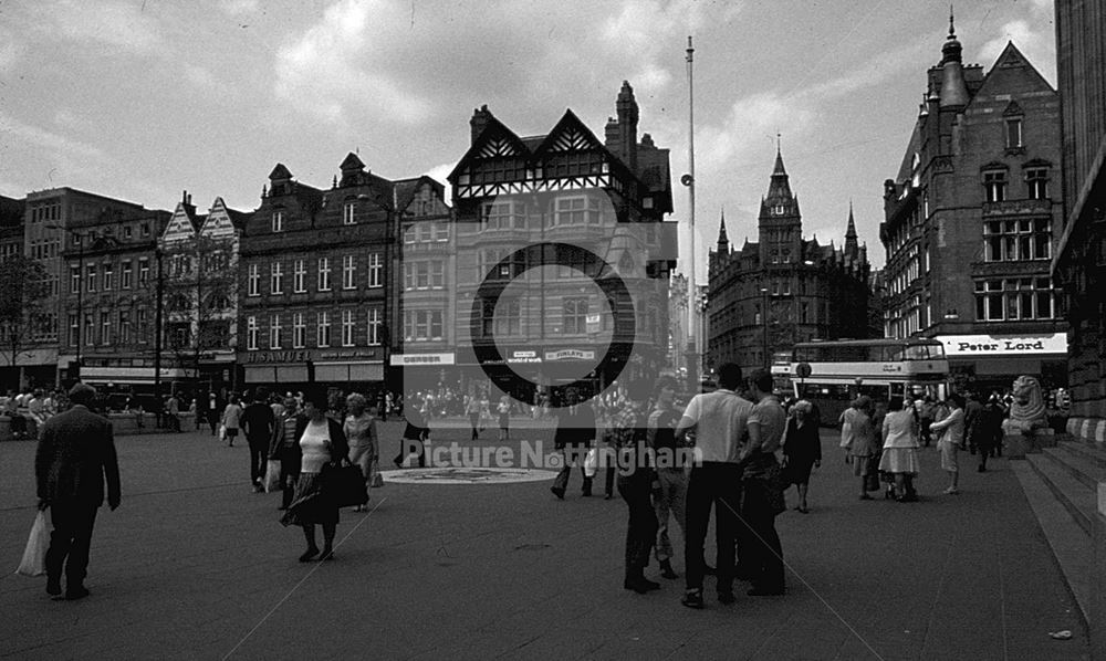 Long Row, Nottingham, 1971