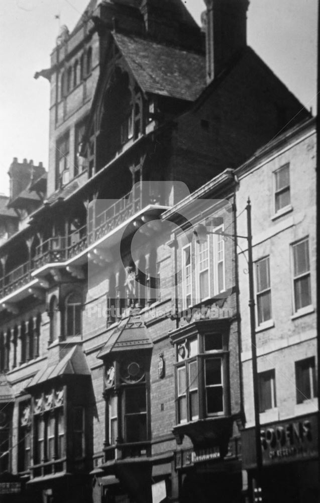 The Black Boy Hotel, Long Row, Nottingham, c 1960s