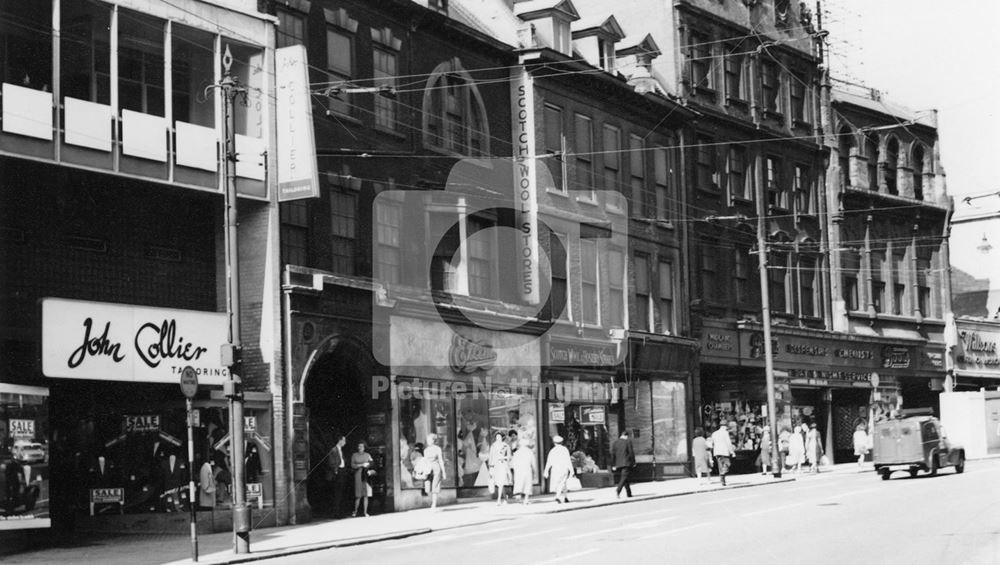 Wheeler Gate, Nottingham, 1962