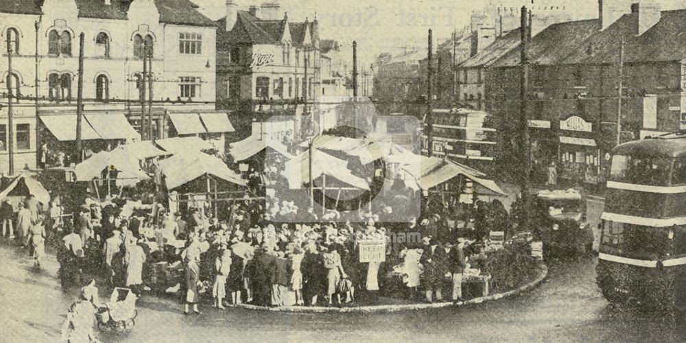 Market Place, Bulwell, 1949