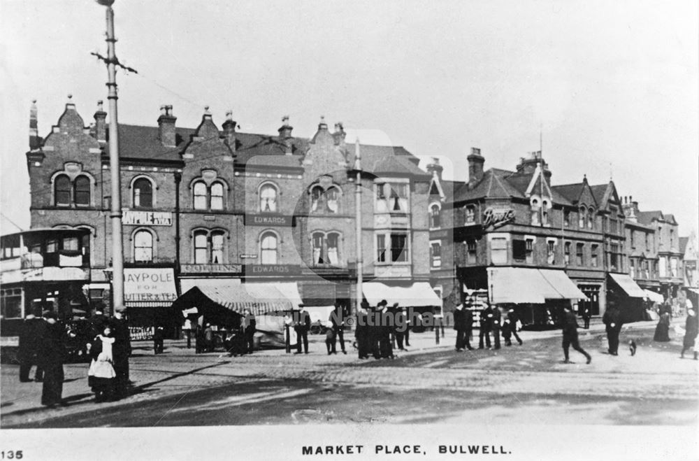 Market Place, Bulwell, c 1910s