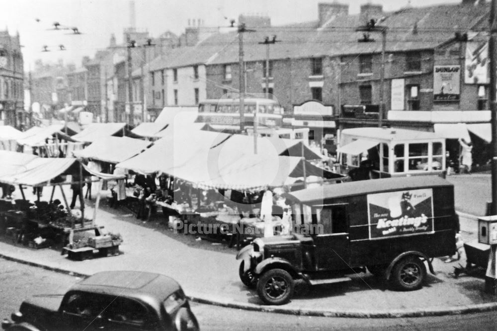 Market Place, Bulwell, c 1920s-30s