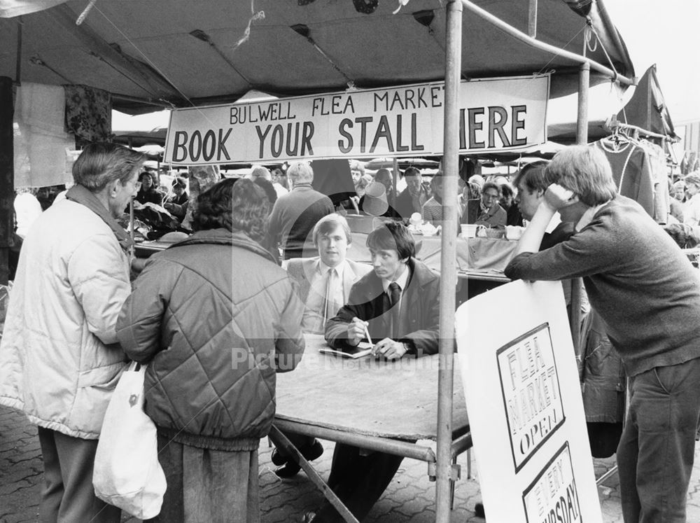 Flea Market, Market Place, Bulwell, 1984