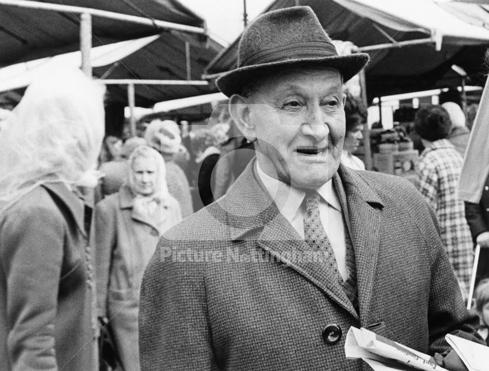 Fred Aulsebrook, Bulwell Market, Market Place, Bulwell, 1974