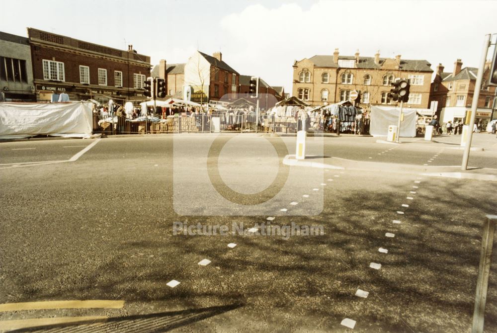 Bulwell Market, Market Place, Bulwell, 1985