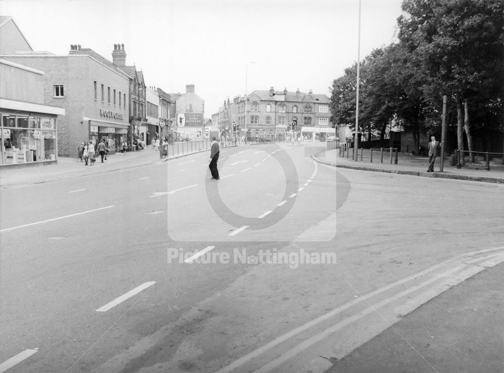 Bulwell Market, Market Place, Bulwell, 1976