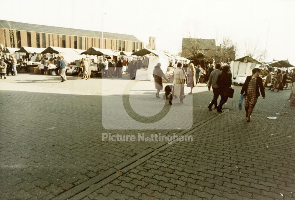 Bulwell Market, Market Place, Bulwell, 1985