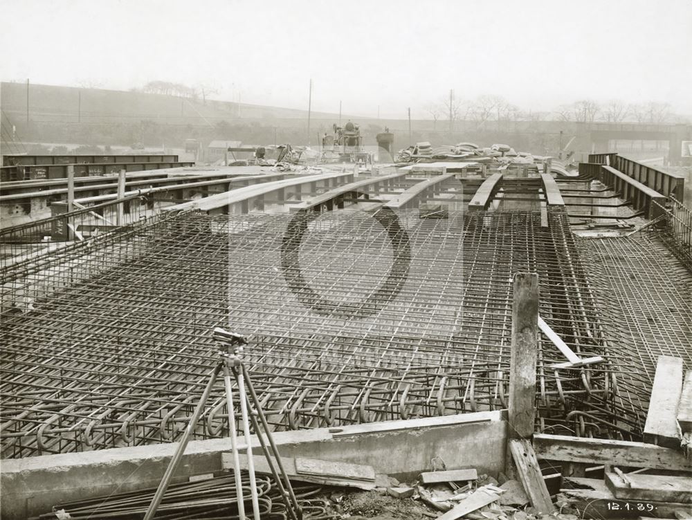 Moor Bridge River Span, Bulwell, Nottingham, 1939