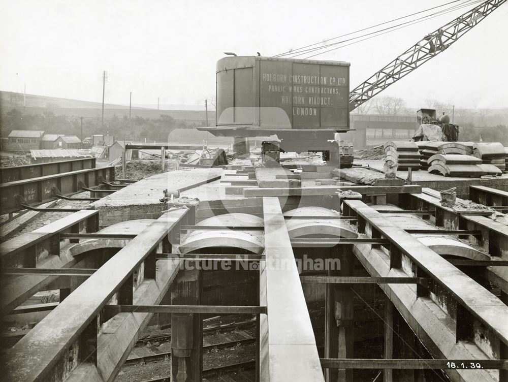 Moor Bridge Welded Girders, Bulwell, Nottingham, 1939