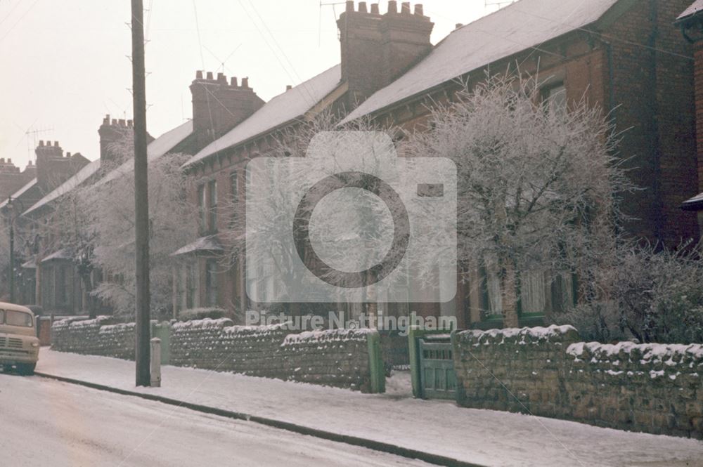 Ebers Road, Mapperley Park, Nottingham, c 1963-64