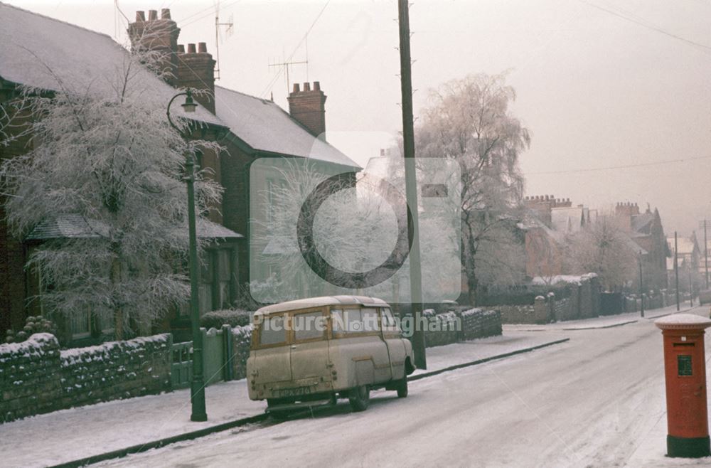 Ebers Road, Mapperley Park, Nottingham, c 1963-64