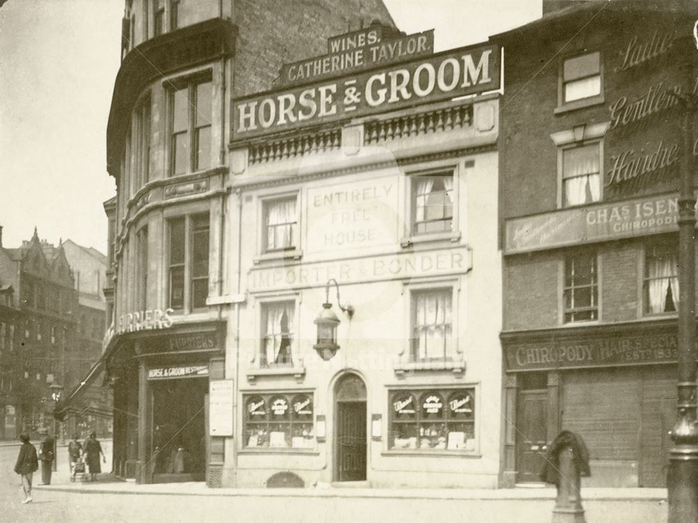 Horse and Groom Inn, St Peter's Gate, Nottingham, 1926