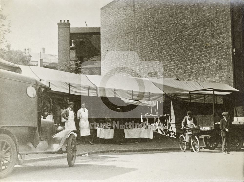 Butcher's Shambles (slaughterhouse), Friar Lane, Nottingham, 1926