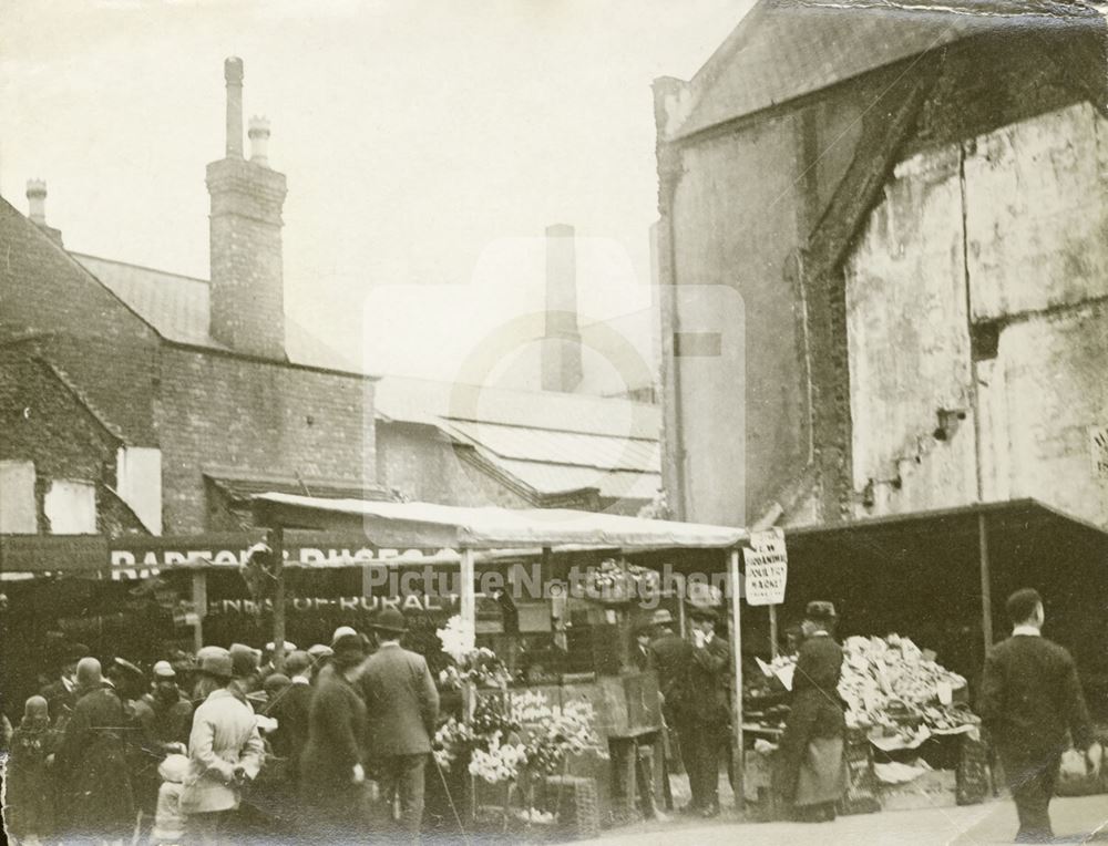 Poultry Market, Friar Lane, Nottingham, c 1920s