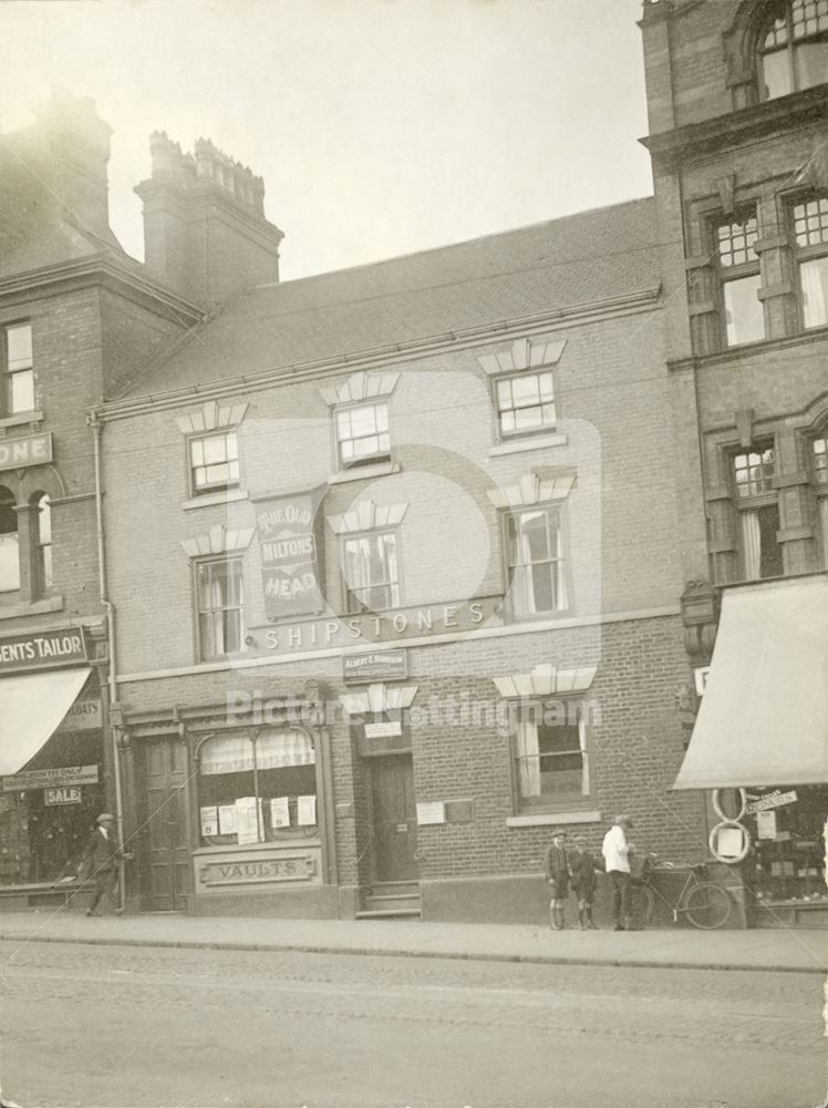 The Old Milton's Head public house, 84 Derby Road, Nottingham, 1926