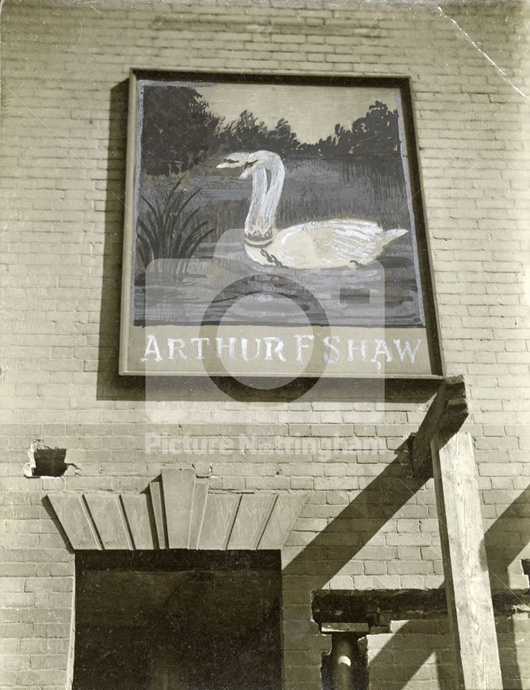 Swan with Two Necks public house, Carlton Road, Sneinton, Nottingham, 1925