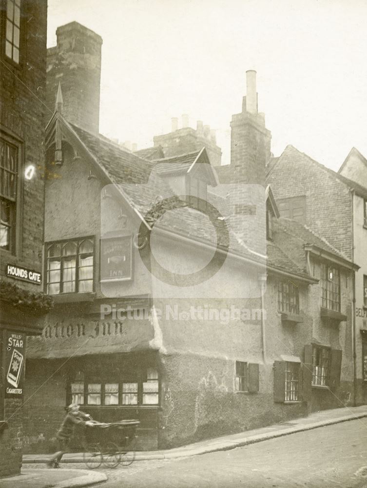 Salutation Inn, Hounds Gate, Nottingham, 1926