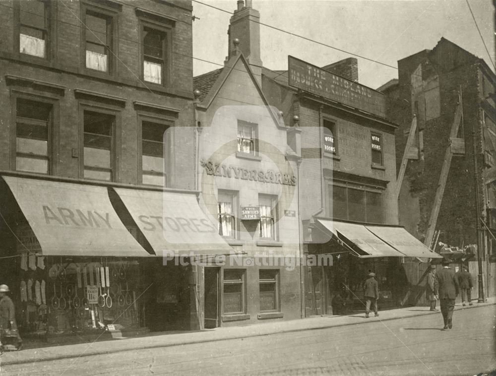 Sawyers Arms, Greyfriar Gate, Nottingham, 1926