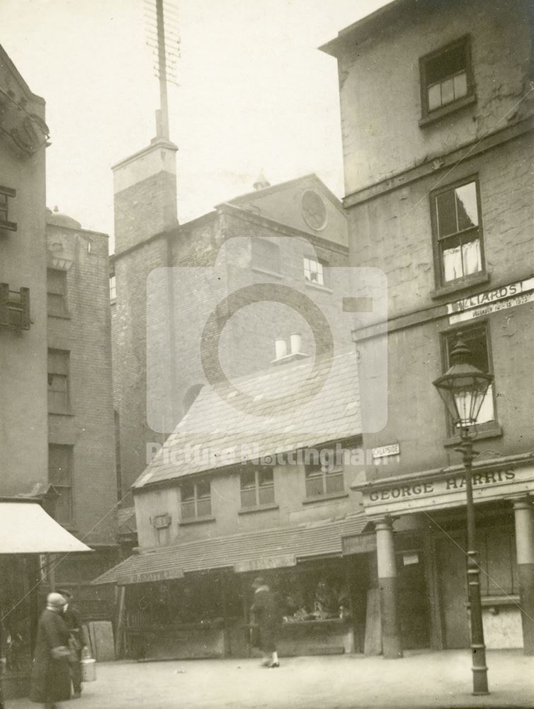 Birthplace of Henry Kirk White, Shambles, Market Place, Nottingham, 1926