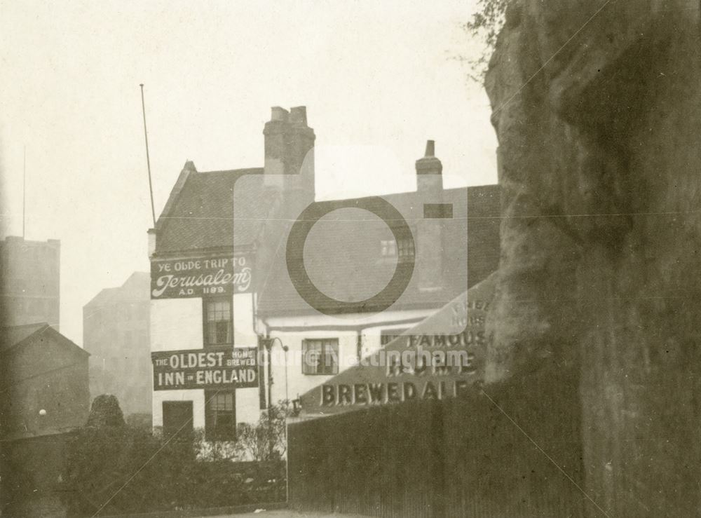 Trip to Jersusalem Inn, Brewhouse Yard, off Castle Road, Nottingham, 1926