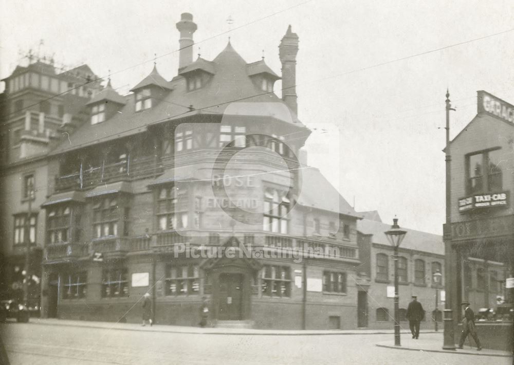 Rose of England public house, Mansfield Road, Nottingham, 1926