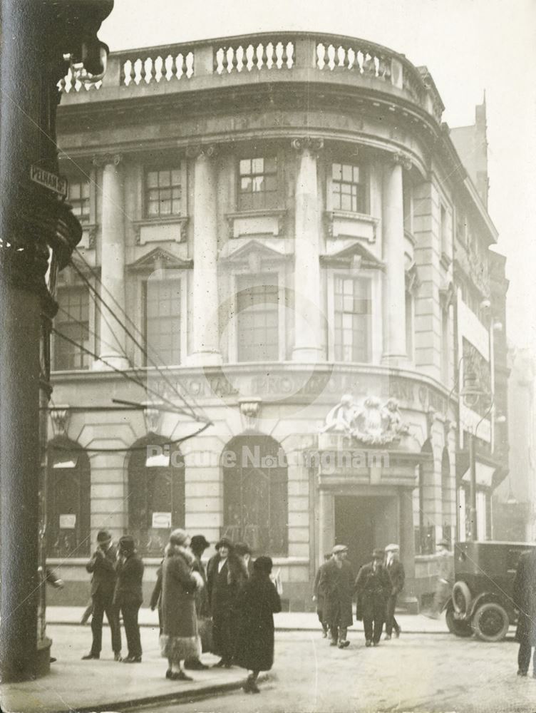 National Provincal Bank, High Street/Smithy Row, Nottingham, 1926