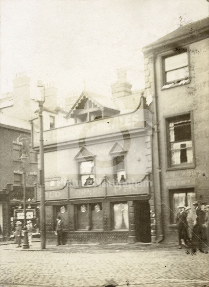 Old Corner Pin, Upper Parliament Street/Clumber Street junction, Nottingham, 1926