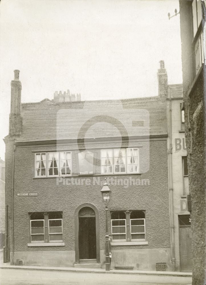 Windmill Inn, Weekday Cross, Lace Market, Nottingham, 1926