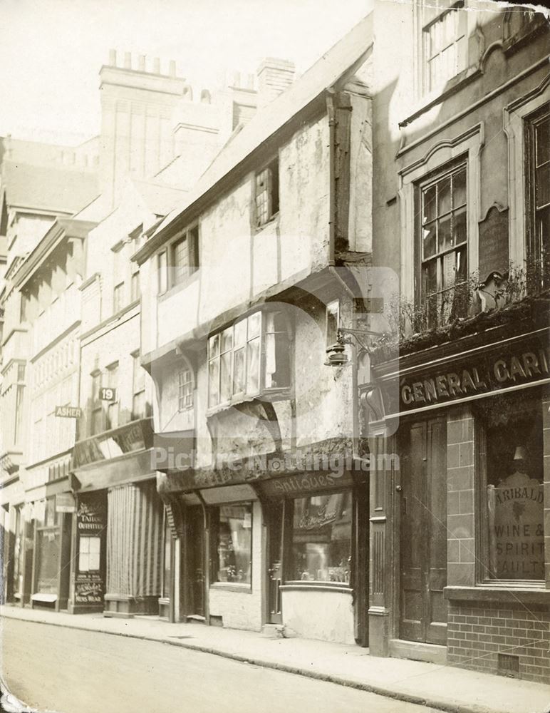 General Garibaldi Inn, Bridlesmith Gate, Nottingham, 1924