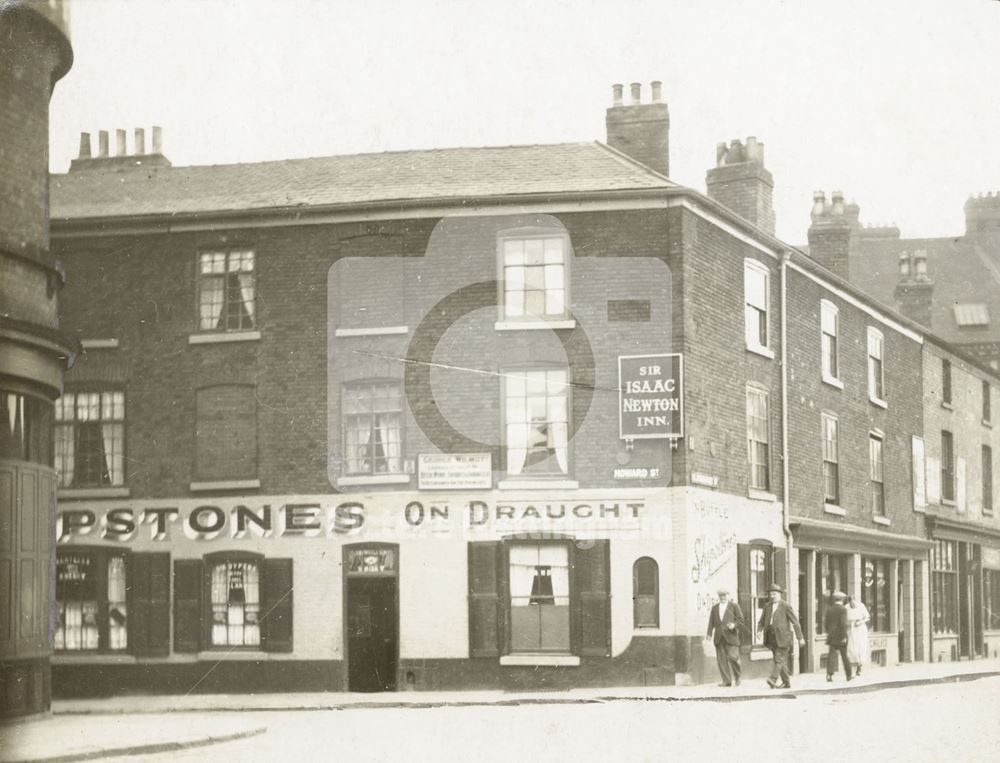 Isaac Newton Inn, Howard Street, off Glasshouse Street, Nottingham, 1926