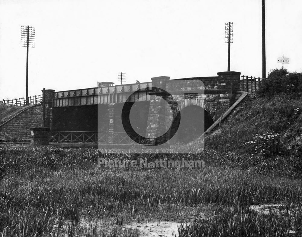 Moor Bridge - before alteration, Bulwell, Nottingham, c 1936