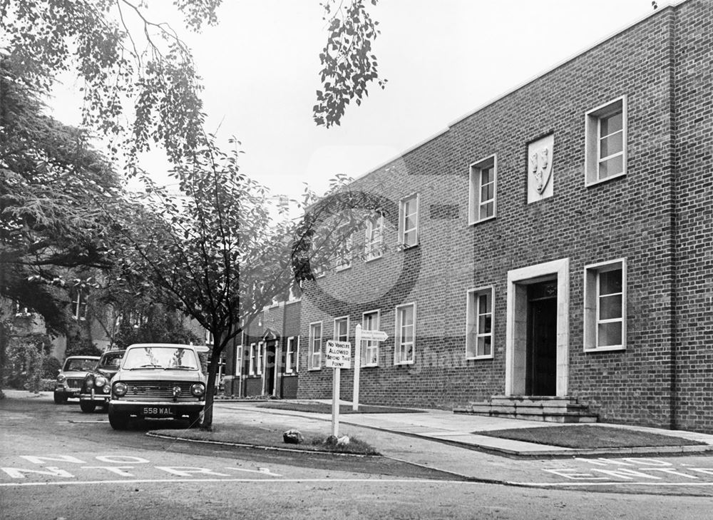 Rock House, Basford RDC (Rural District Council) Offices, Bagnall Road, Basford, Nottingham, c 1968?