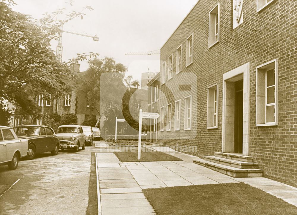 Rock House, Basford RDC (Rural District Council) Offices, Bagnall Road, Basford, Nottingham, c 1968?