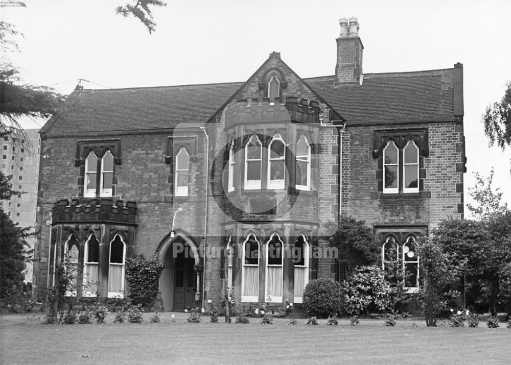 Rock House, Basford RDC (Rural District Council) Offices, Bagnall Road, Basford, Nottingham, c 1968?