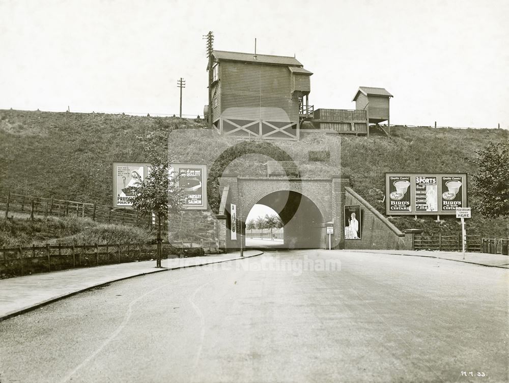 LNER (London and North Eastern Railway) Bridge, Valley Road, Basford, 1933