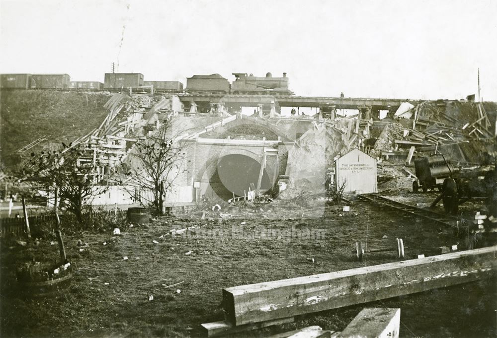 LNER (London and North Eastern Railway) Bridge, Valley Road, Basford, 1936